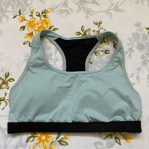 Light Blue Size M Racerback Bra